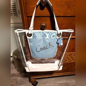 Rare coach beach bag